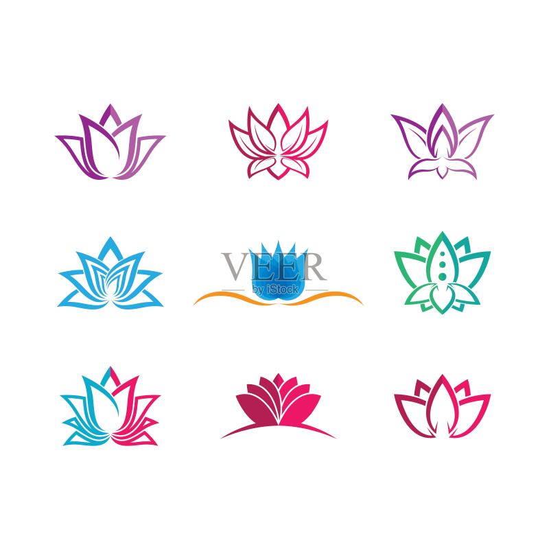 Lotus符号矢量图标图标素材