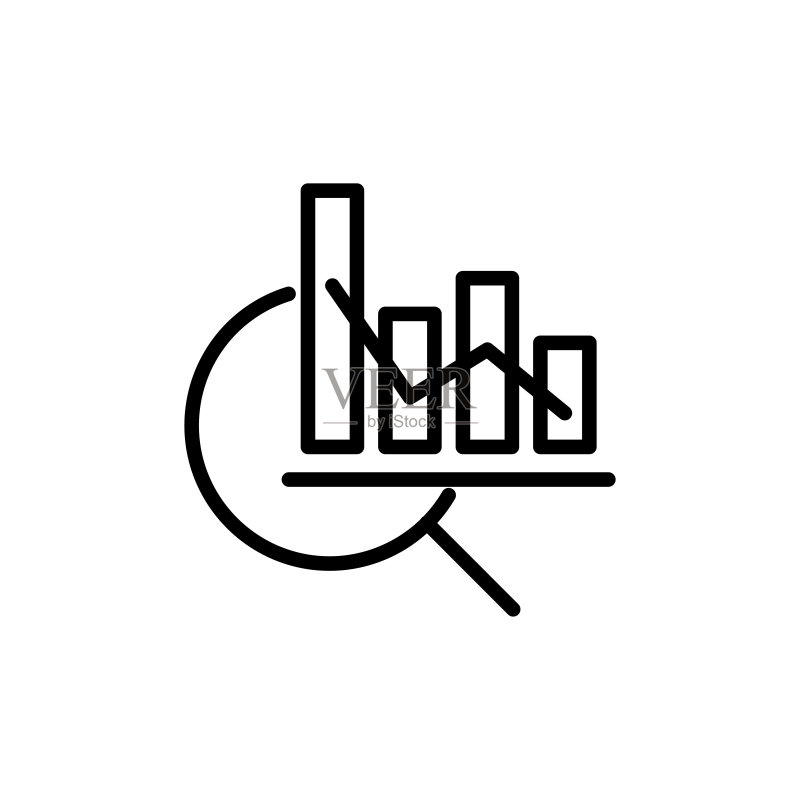 简易递减线条图标图标素材