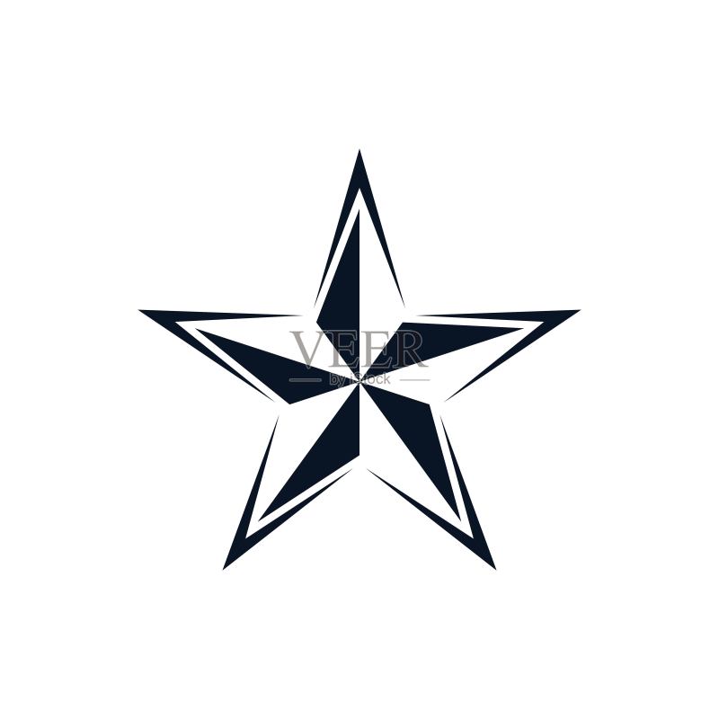 明星矢量图标图标素材