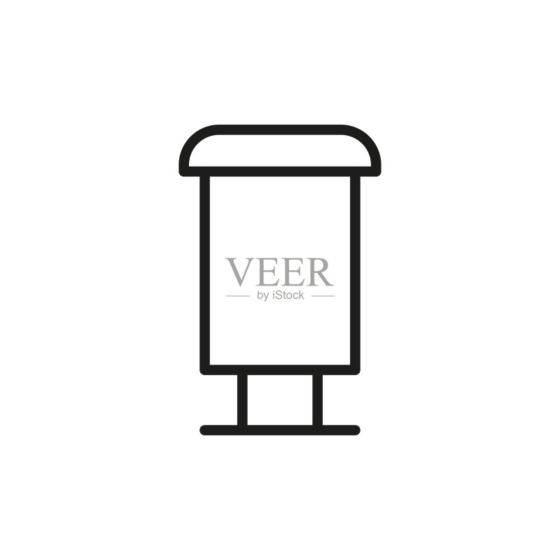 简约广告线条图标图标素材