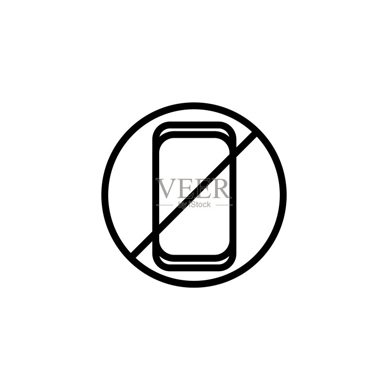 禁止手机图标图标素材