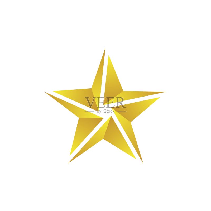明星矢量图标图标素材