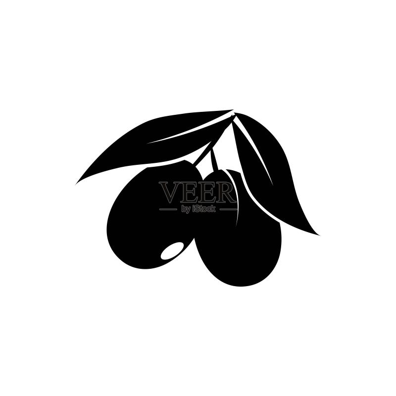 橄榄图标矢量素材图标素材