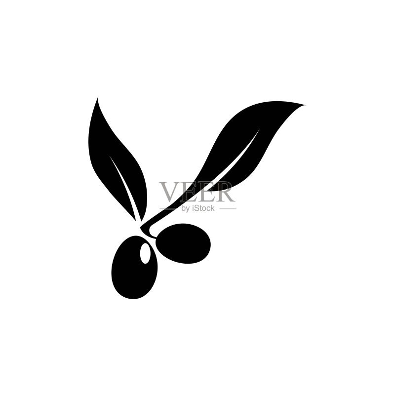 橄榄图标矢量素材图标素材