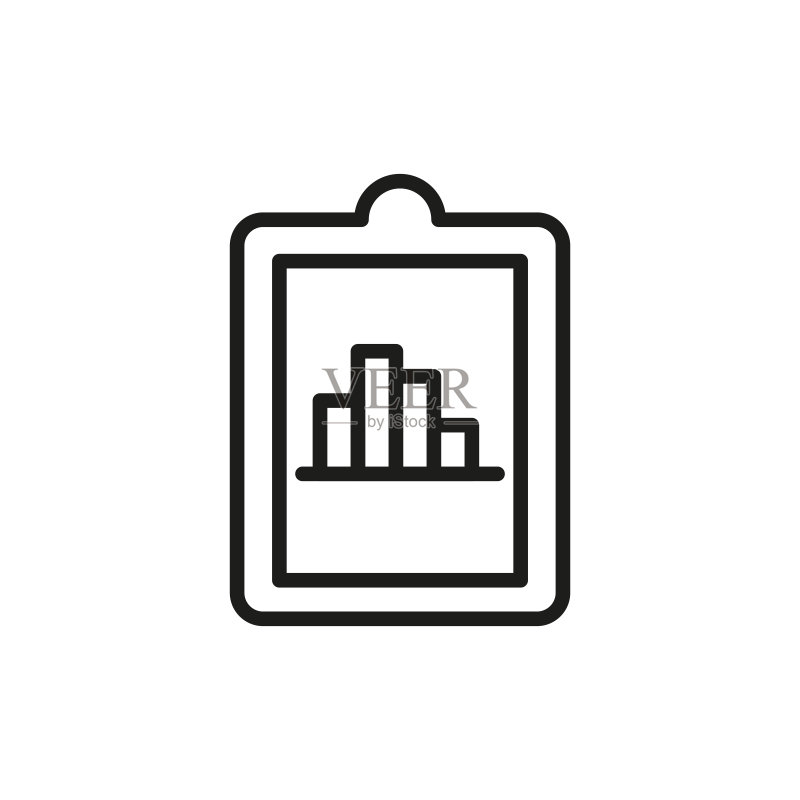 简约报告线条图标图标素材