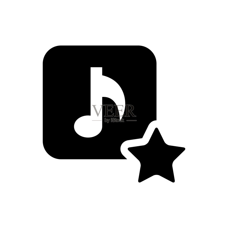 收藏歌曲图标图标素材