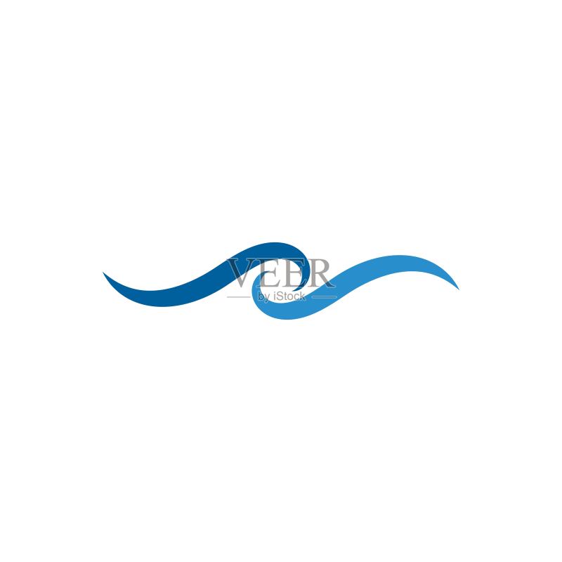 水波图标矢量图标素材
