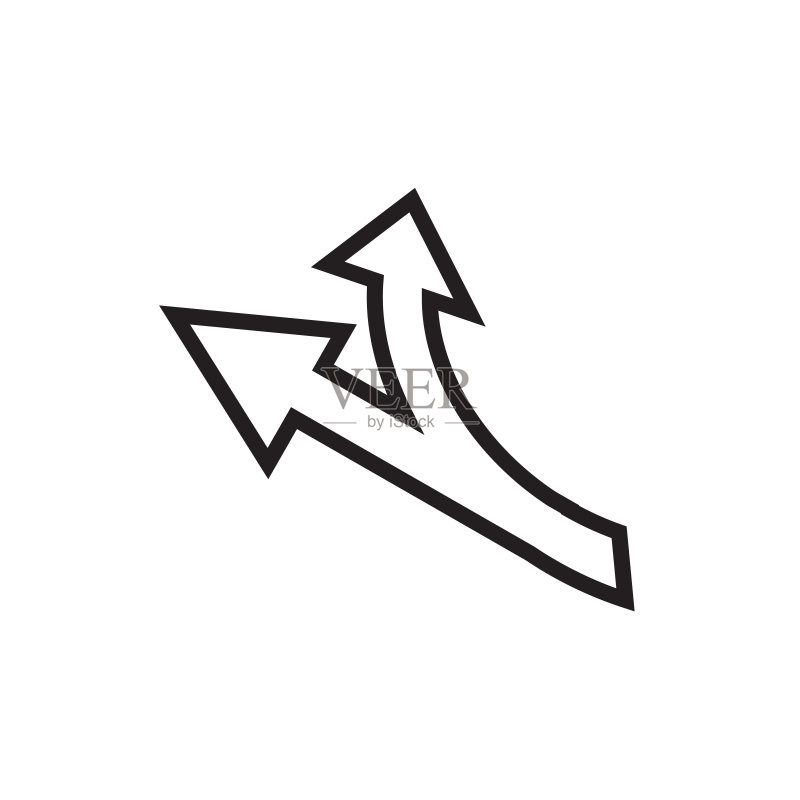方向指示图标设计模板矢量素材图标素材