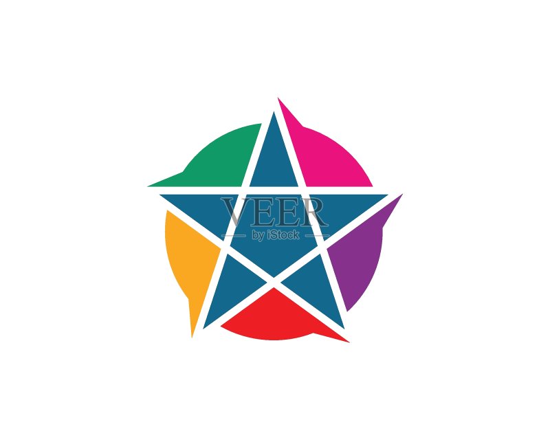 星星标志图标矢量图图标素材
