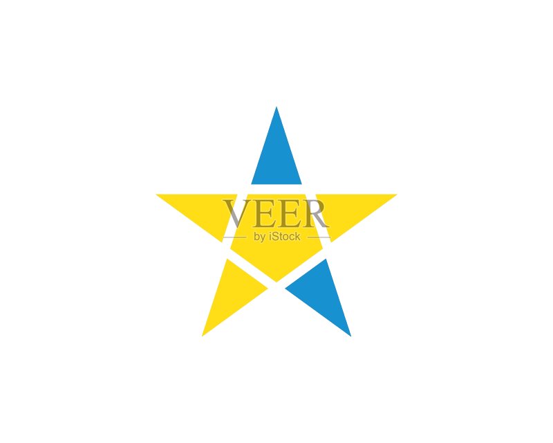 星星标志图标矢量图图标素材