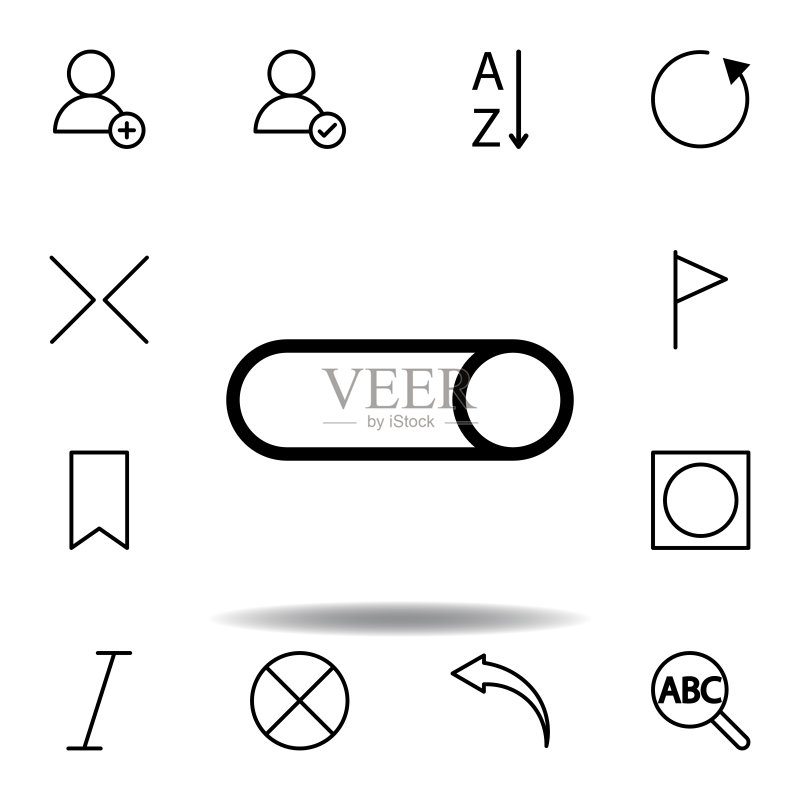 开启关闭图标,适用于网页、Logo、移动应用、UI、UX图标素材