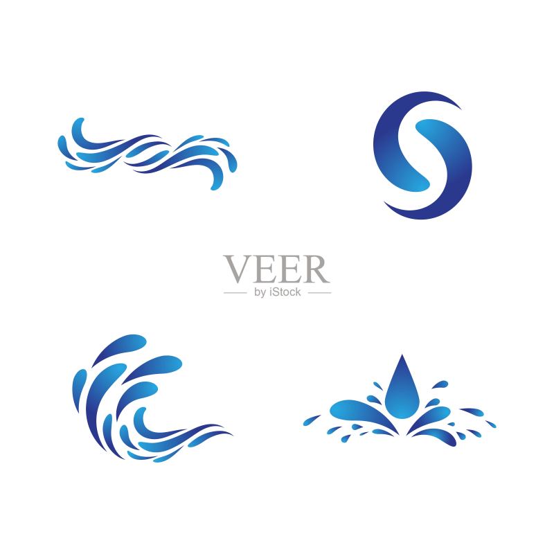 水波图标矢量图标素材
