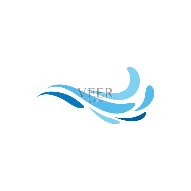 水波图标矢量图标素材