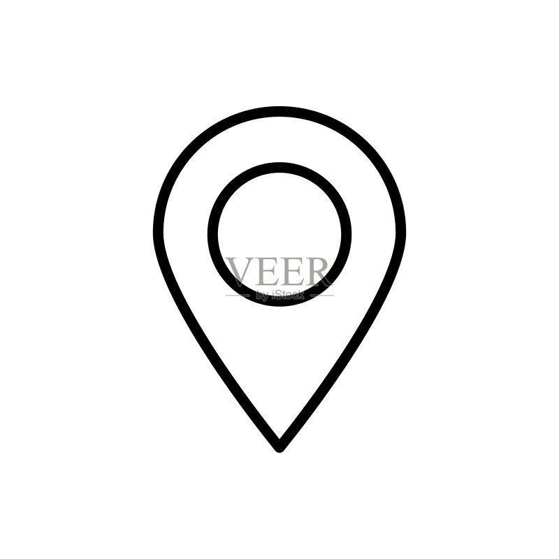 地图图钉图标图标素材