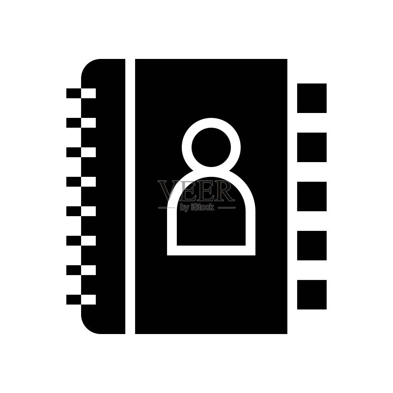 作品集或通讯录,实体样式图标图标素材