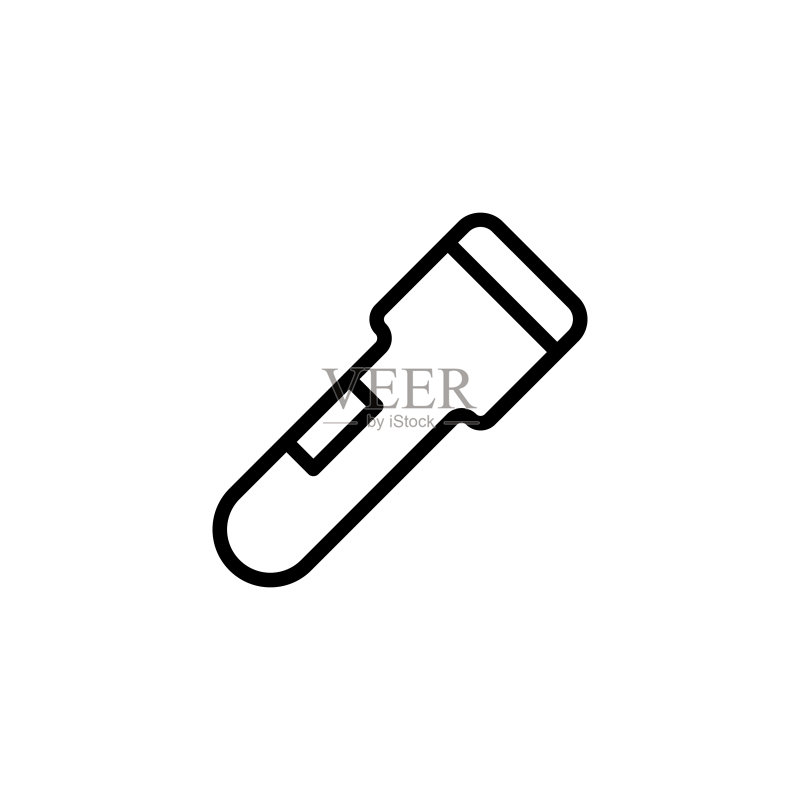 简单的灯笼线条图标图标素材