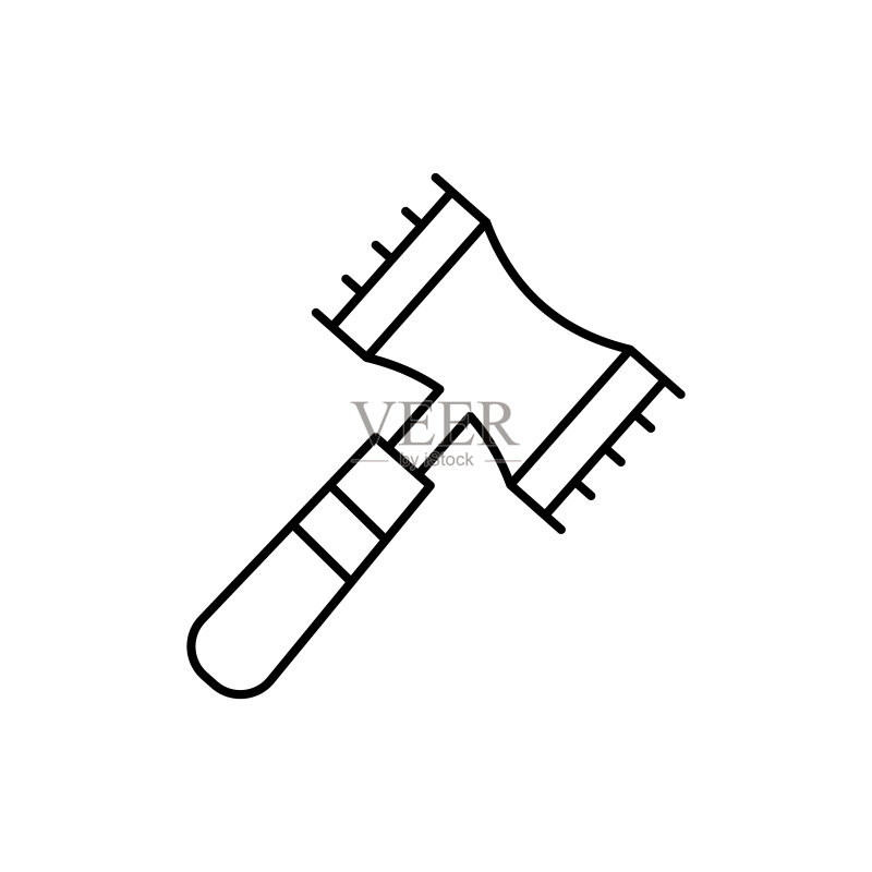 嫩肉锤工具图标图标素材