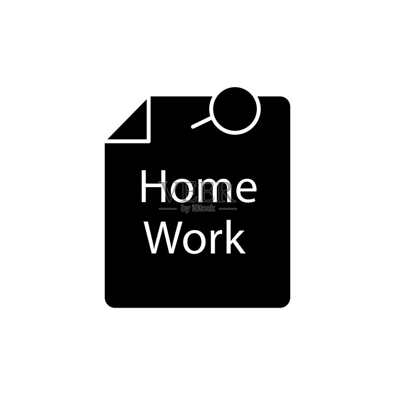 教育作业图标,适用于UI、UX、网站或移动应用图标素材