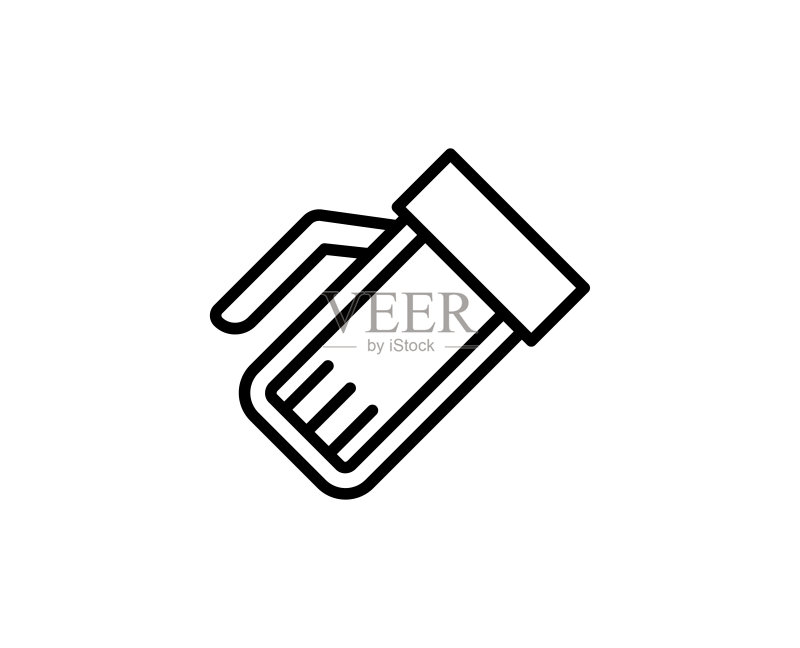 手电筒线性图标图标素材