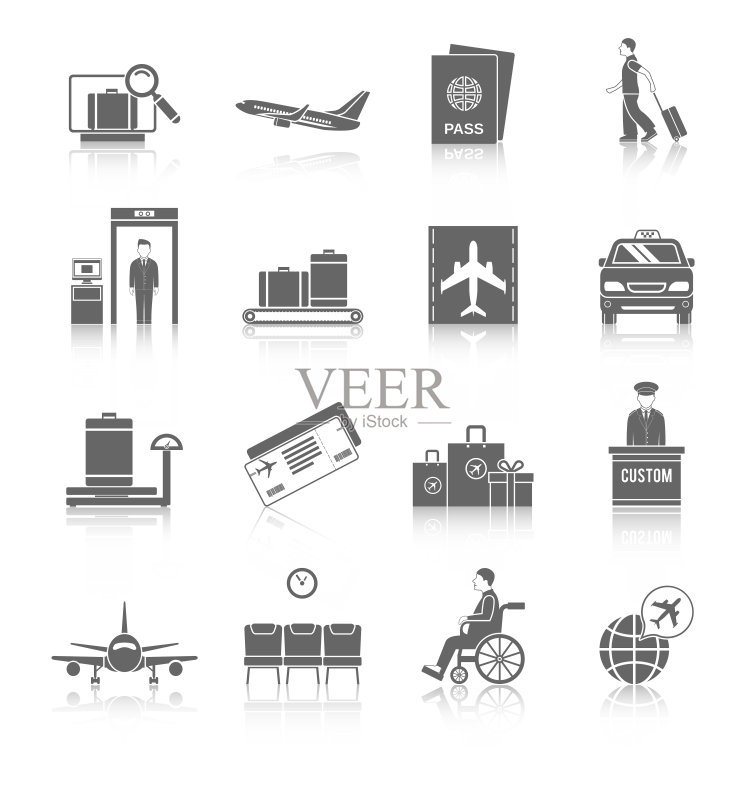 机场图标图标素材