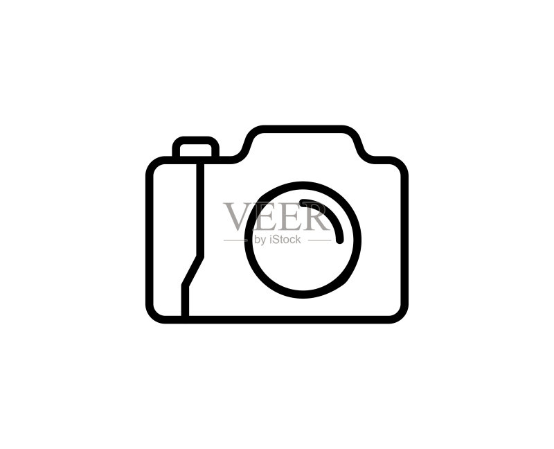 相机线条图标图标素材