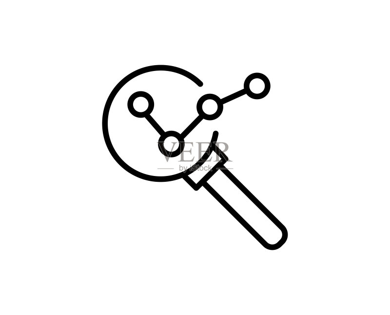 分析线性图标图标素材
