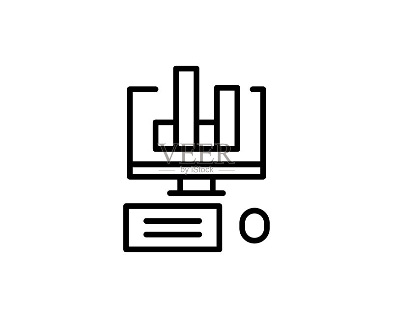 图表线条图标图标素材