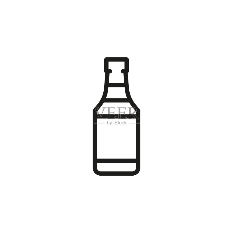 简约酒精图标图标素材