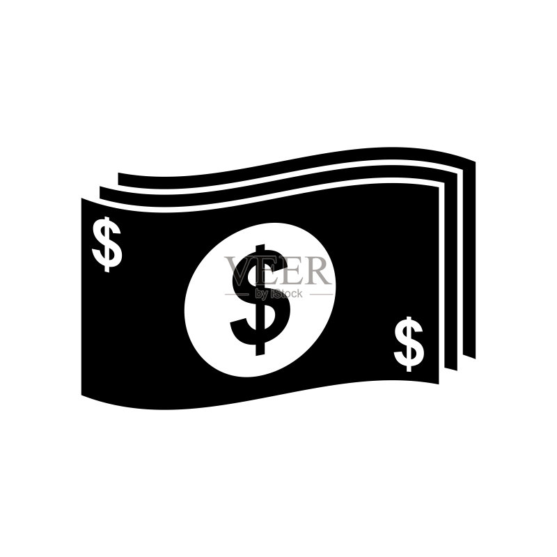 货币 - 金融图标矢量设计模板图标素材