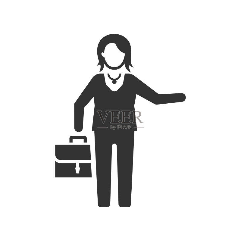 商务女人图标图标素材