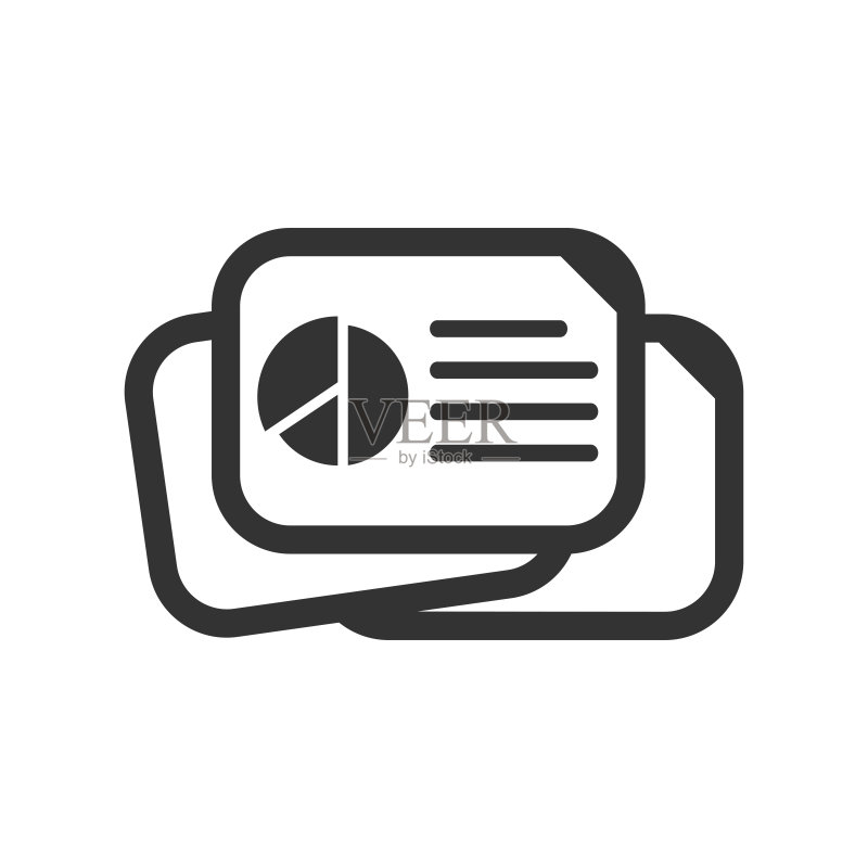 饼图报告图标图标素材