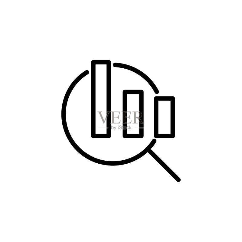 简易递减线条图标图标素材
