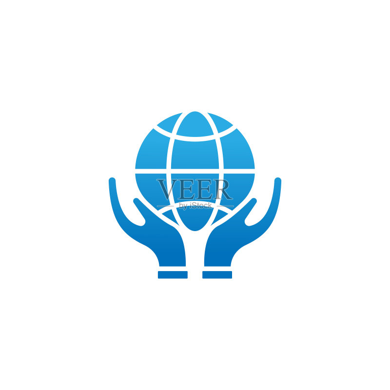 地球仪图标矢量设计图标素材