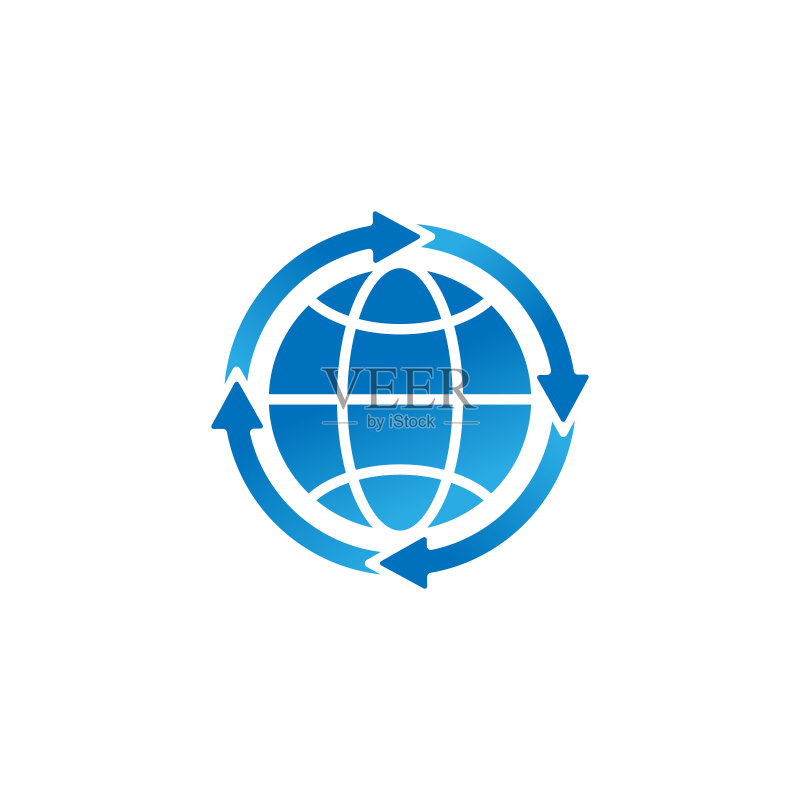 地球仪图标矢量设计图标素材