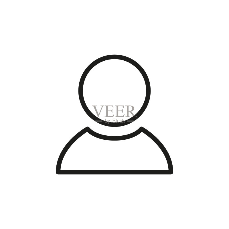 简单的用户线条图标图标素材