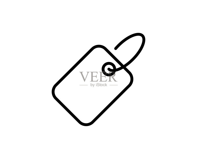 标签线条图标图标素材