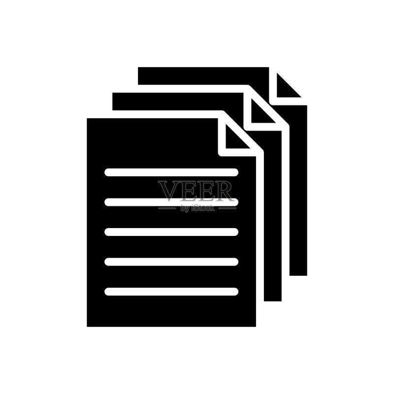 账单图标矢量设计模板图标素材