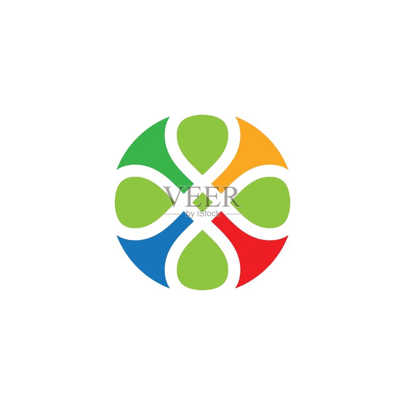 无限三叶草矢量图标设计图标素材