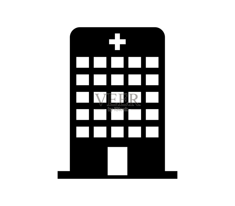 医院建筑图标图标素材