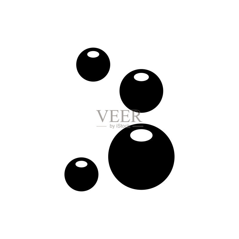 肥皂泡图标矢量设计模板图标素材