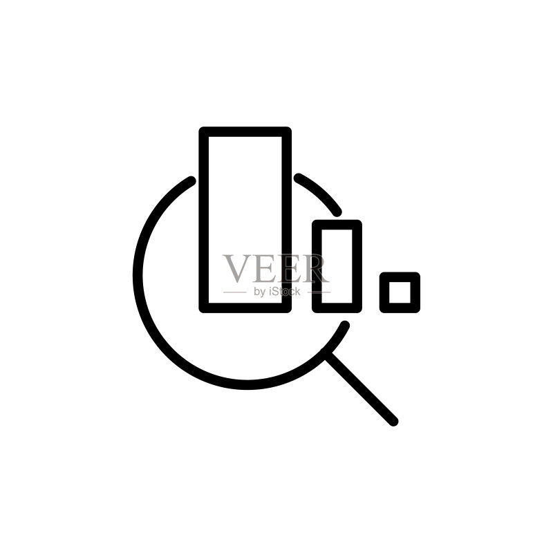 简易递减线条图标图标素材