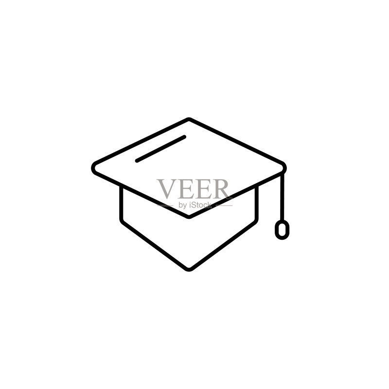 毕业知识大学线条图标图标素材