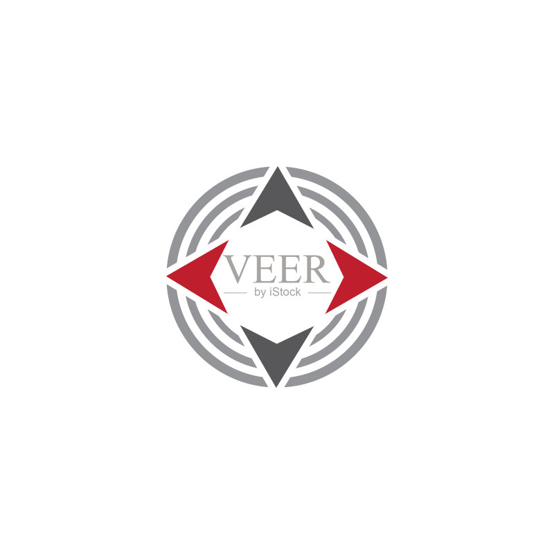 指南针图标和符号矢量图图标素材