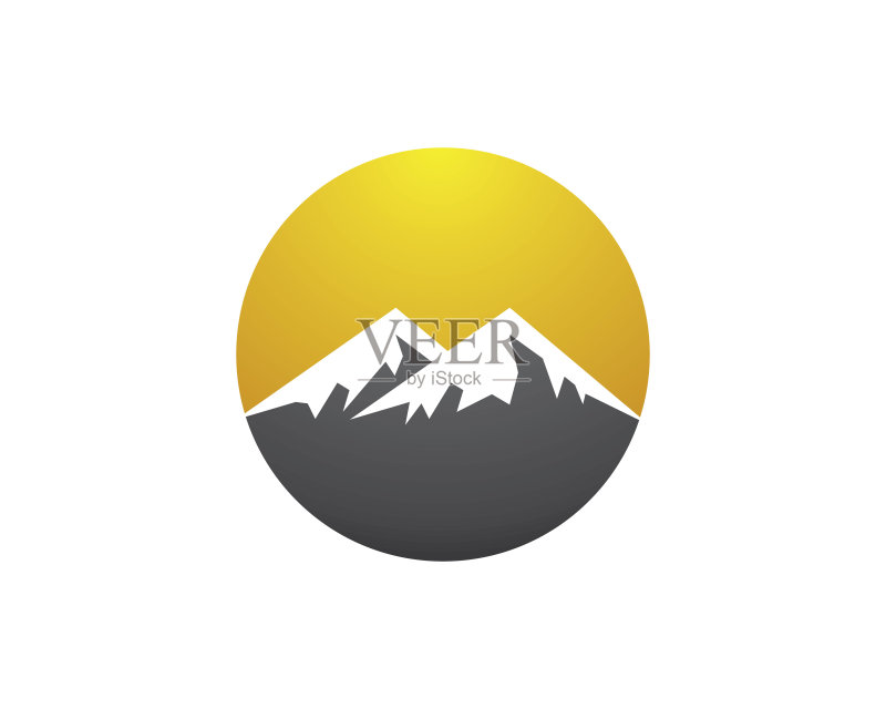 山矢量图标图标素材
