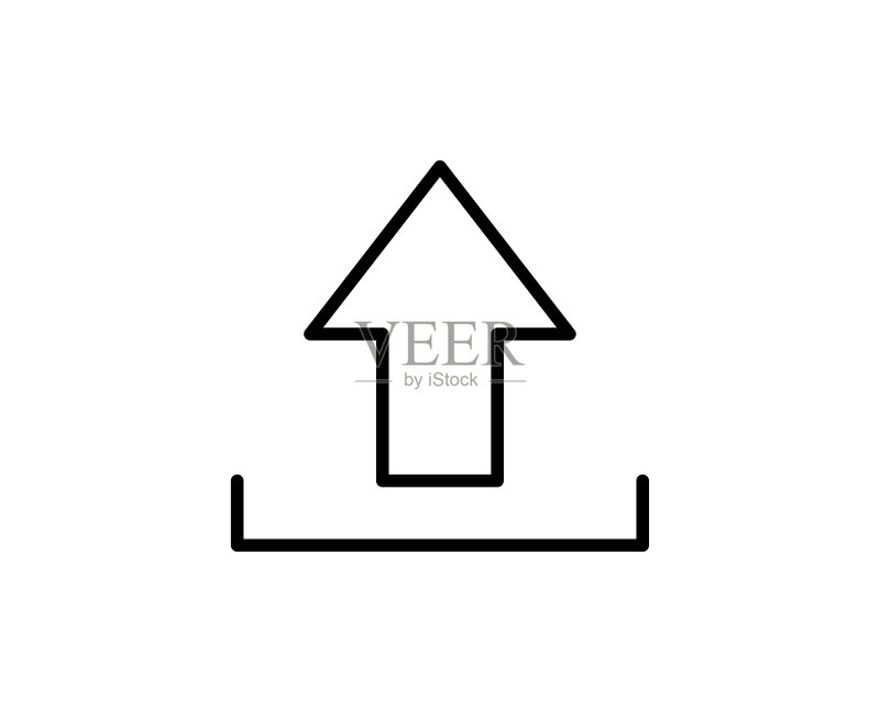 上传线条图标图标素材