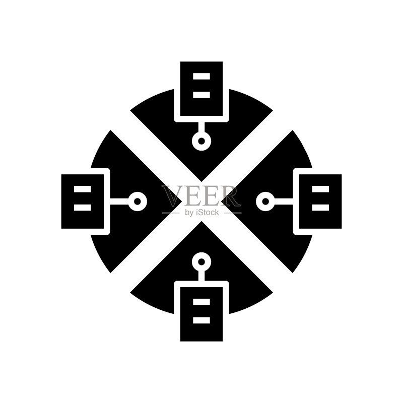 系统黑色图标,概念插图,矢量扁平符号,字形标志图标素材