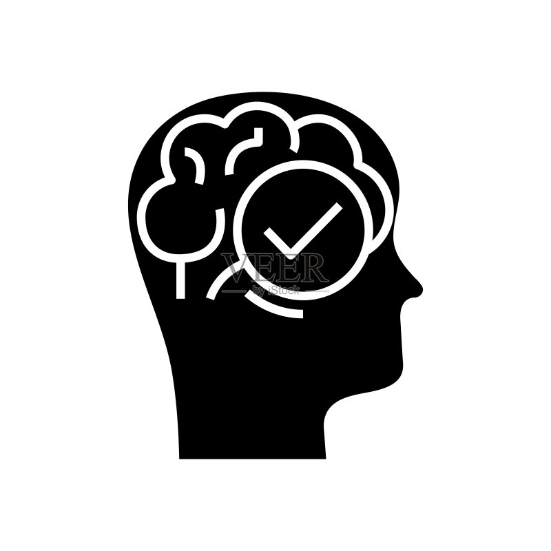 显著任务黑色图标,概念插图,矢量扁平符号,符号标志图标素材