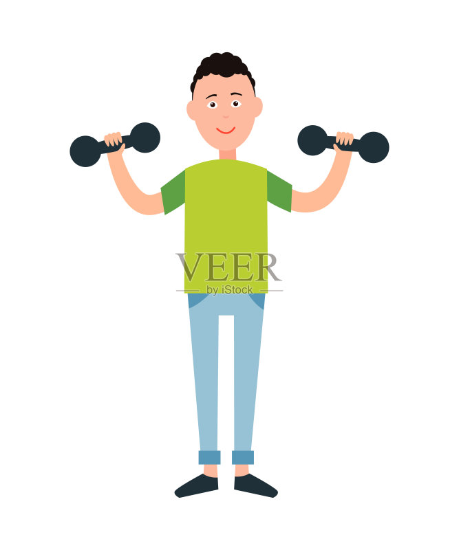 男孩喜欢运动,运动男性舒适的服装正版元素素材