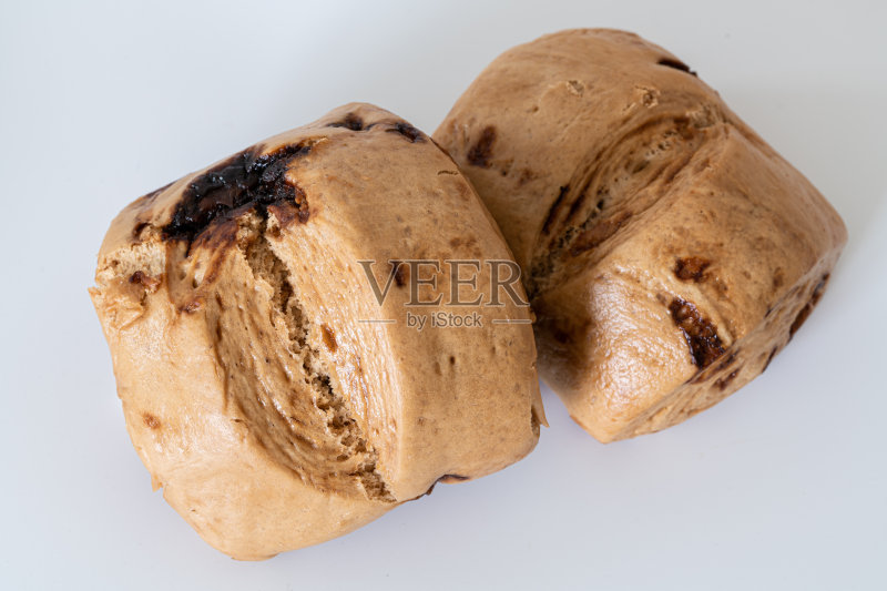 中国的馒头,用面粉和枣子蒸正版图片素材