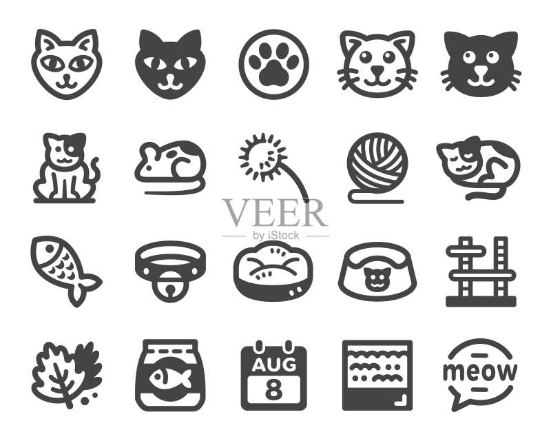 猫咪图标合集图标素材